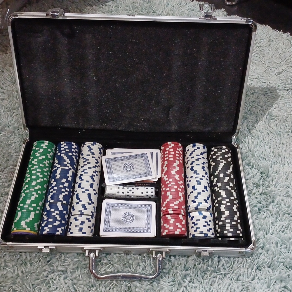 Poker chips set